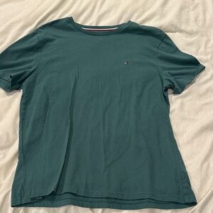 Men’s aqua Tommy Hilfiger tee